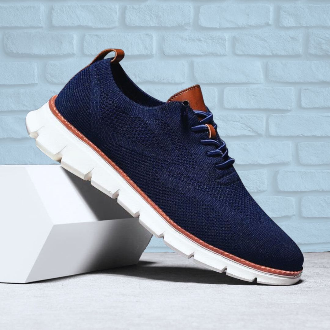 Scarpe traspiranti ultracomfort: blu navy