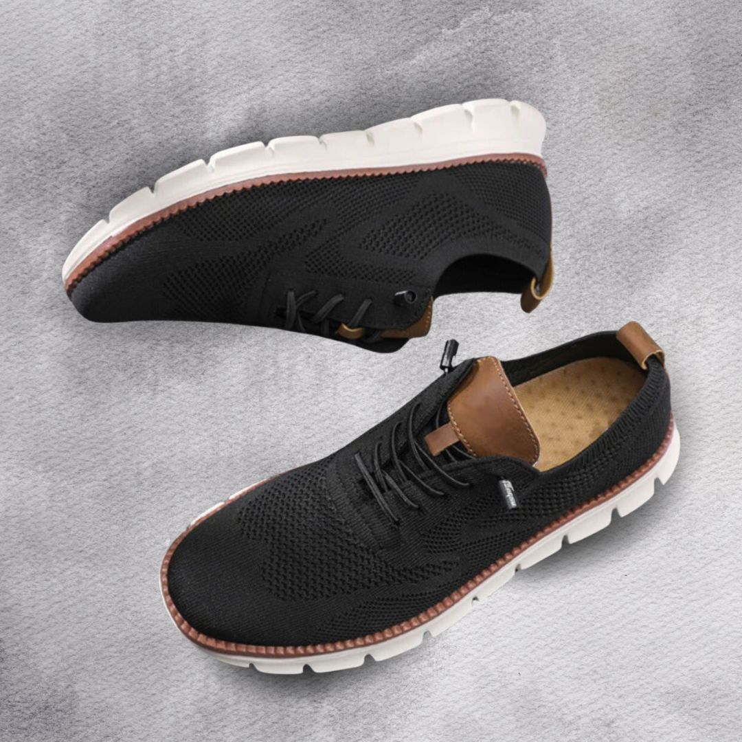 Scarpe Traspiranti Ultracomfort: Nero-Bianco