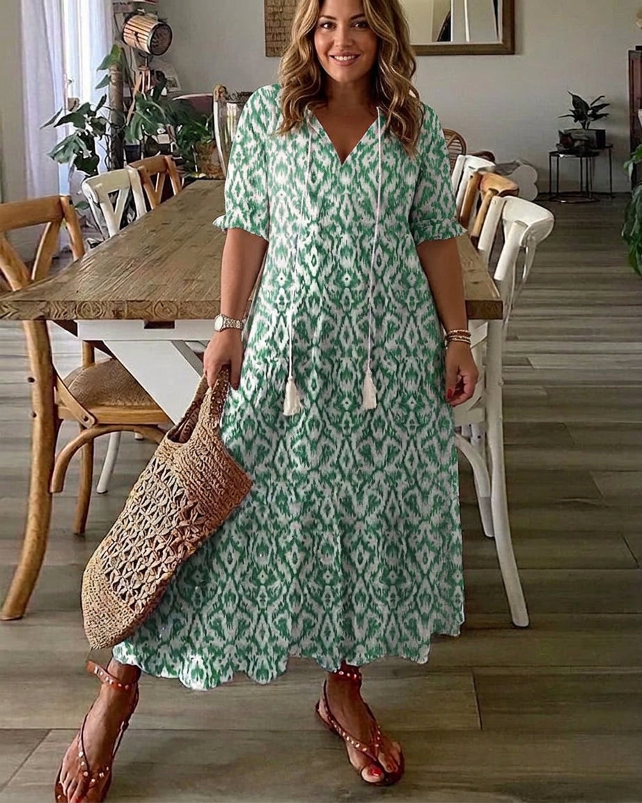 Michaela - Abito boho che copre il ventre