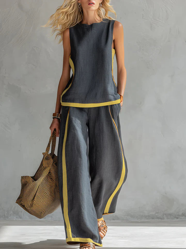Leila | Abito elegante in cotone