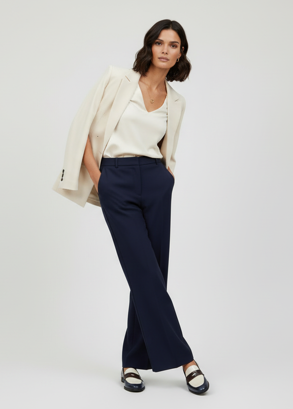 Claudia | Mocassini con contrasto