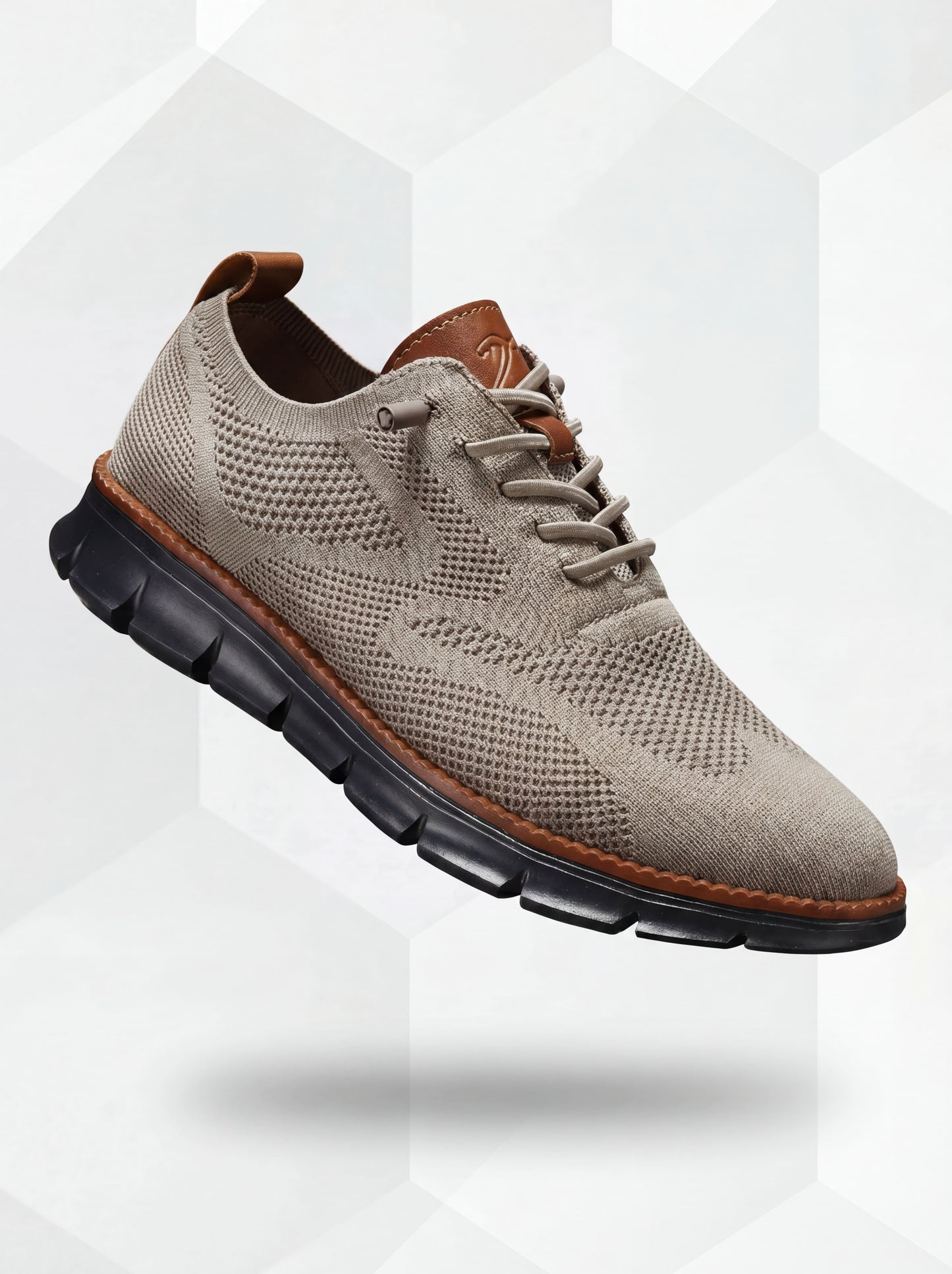 Scarpe traspiranti Ultracomfort: Kaki-Nero