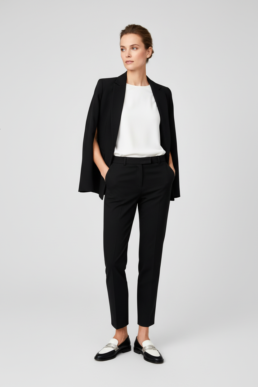 Xara | Mocassini neri metallizzati