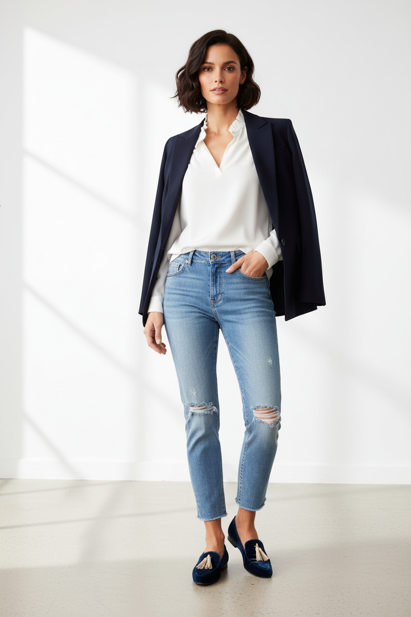 Quinnlyn | Mocassini vintage con frange