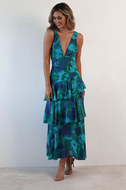 Eva | Abito midi con volant