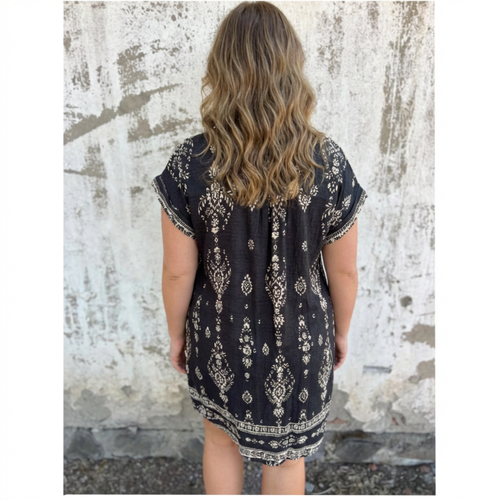 Mica - Abito boho vintage