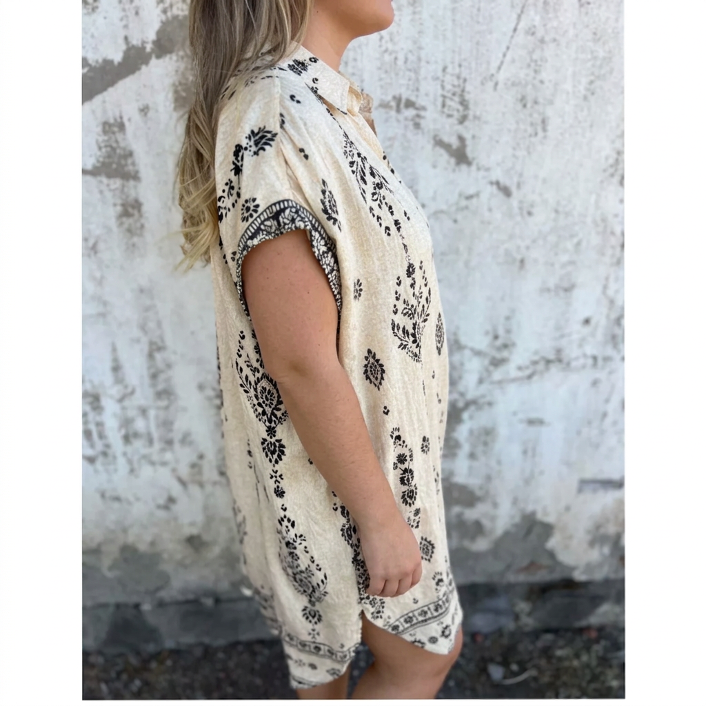 Mica - Abito boho vintage